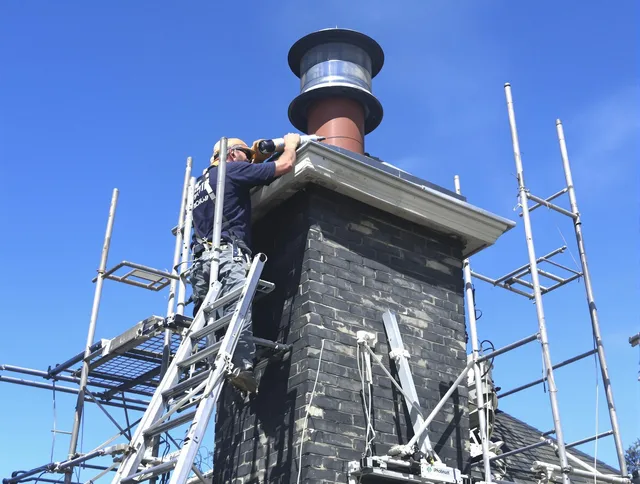 Sturdy chimney crown finished by Pooler Chimney Sweep in Pooler, GA