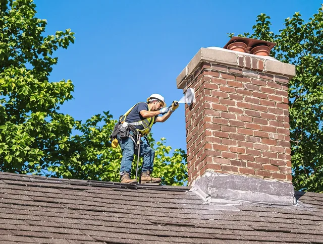 Pooler Chimney Sweep performing an inspection with advanced tools in Pooler, GA