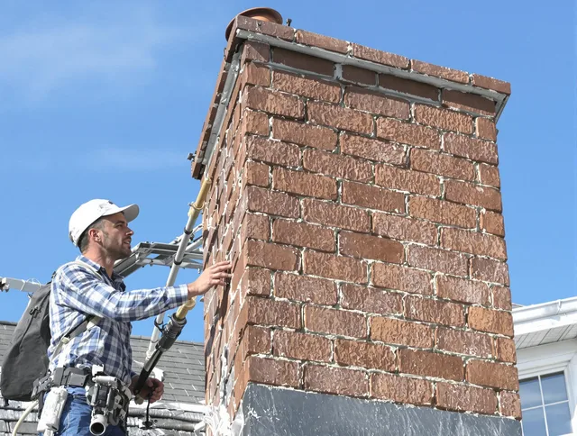 Brickwork for a chimney rebuild by Pooler Chimney Sweep in Pooler, GA