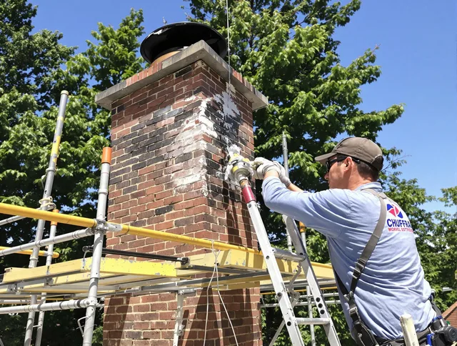 Structural chimney repair by Pooler Chimney Sweep in Pooler, GA