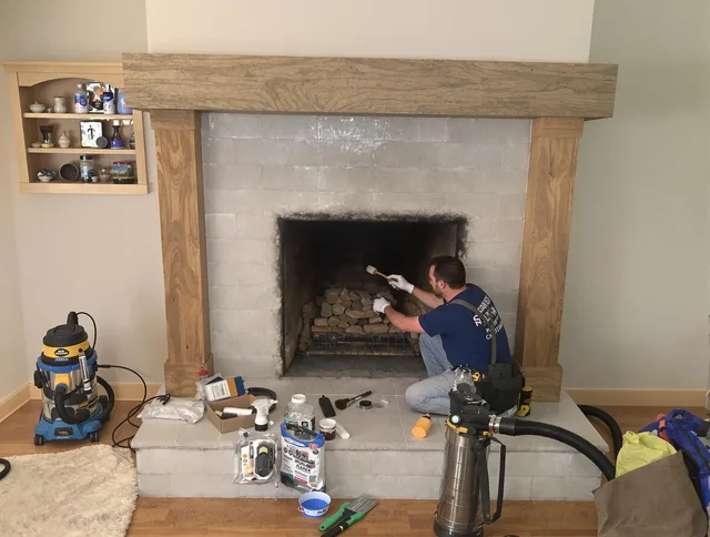 Detailed creosote removal process by Pooler Chimney Sweep in Pooler, GA