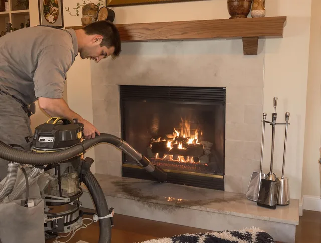 Routine fireplace upkeep by Pooler Chimney Sweep in Pooler, GA