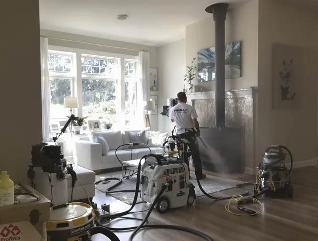Soot removal service by Pooler Chimney Sweep for a fireplace in Pooler, GA